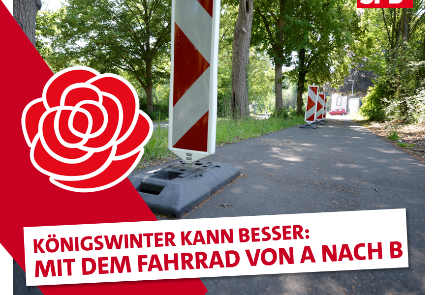 Radwege in Königswinter